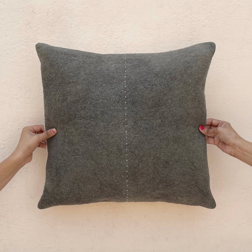 Iron  |  French Knot Pillow Cover