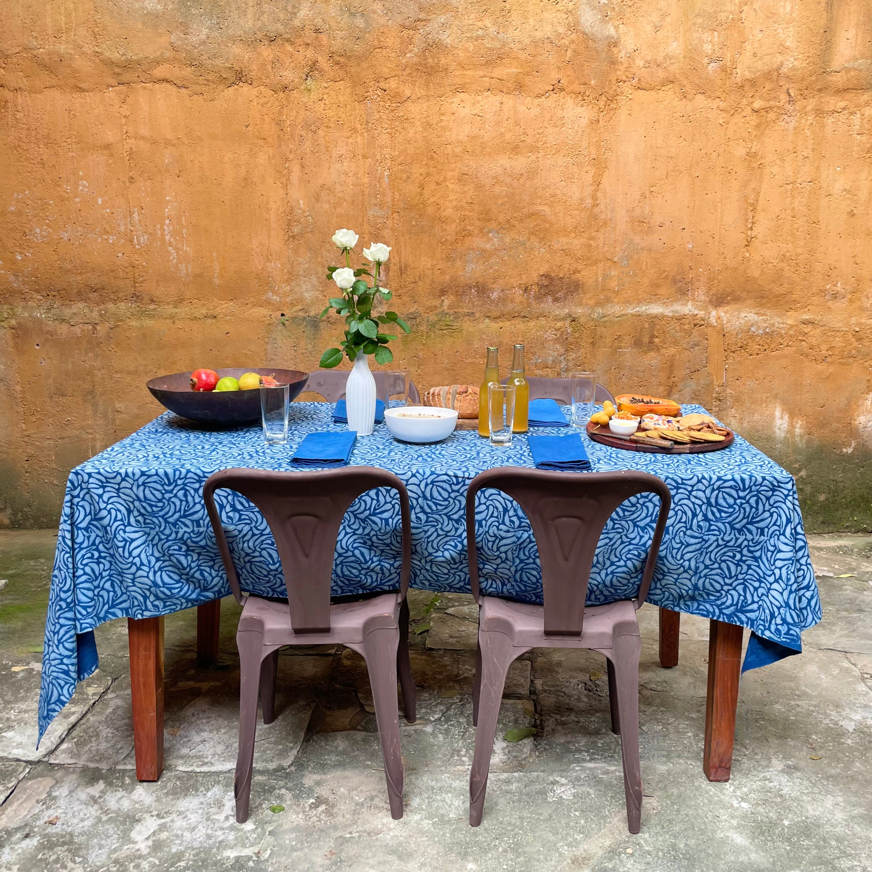 Palaash | Indigo | Tablecloth