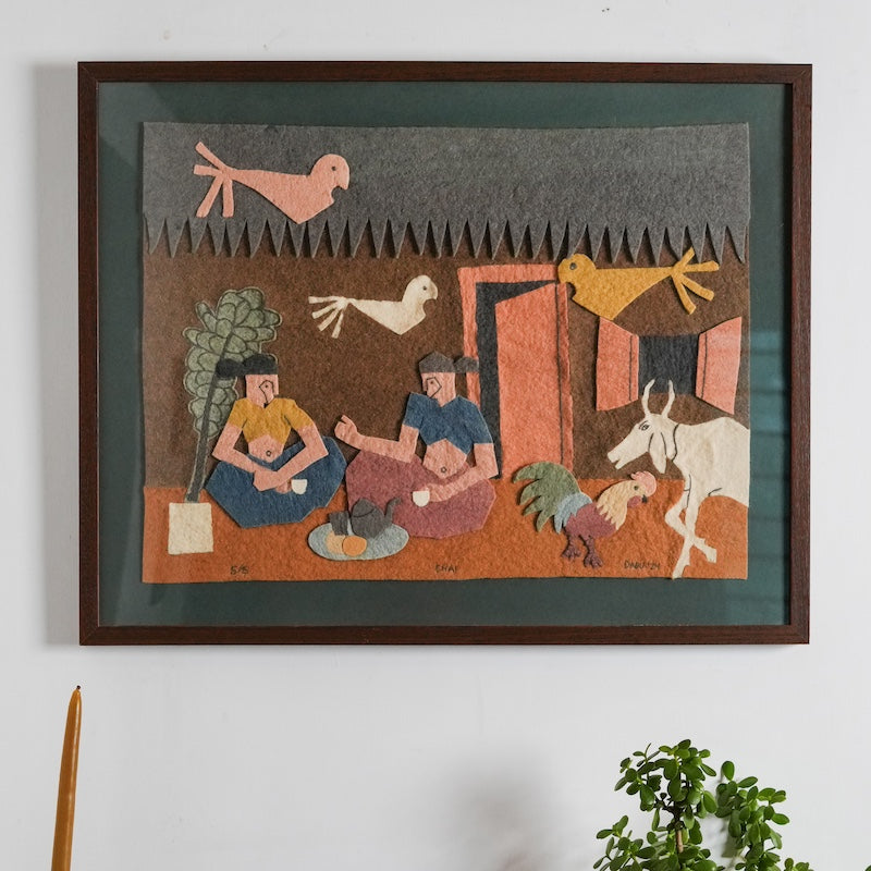 Chai | Wool Felt | Wall Hanging