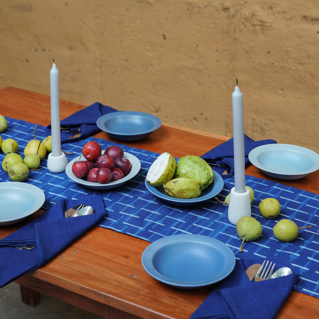 Afternoon | Indigo | Table Runner