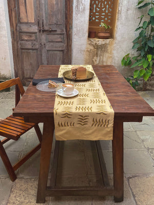 Neem wood store dining table