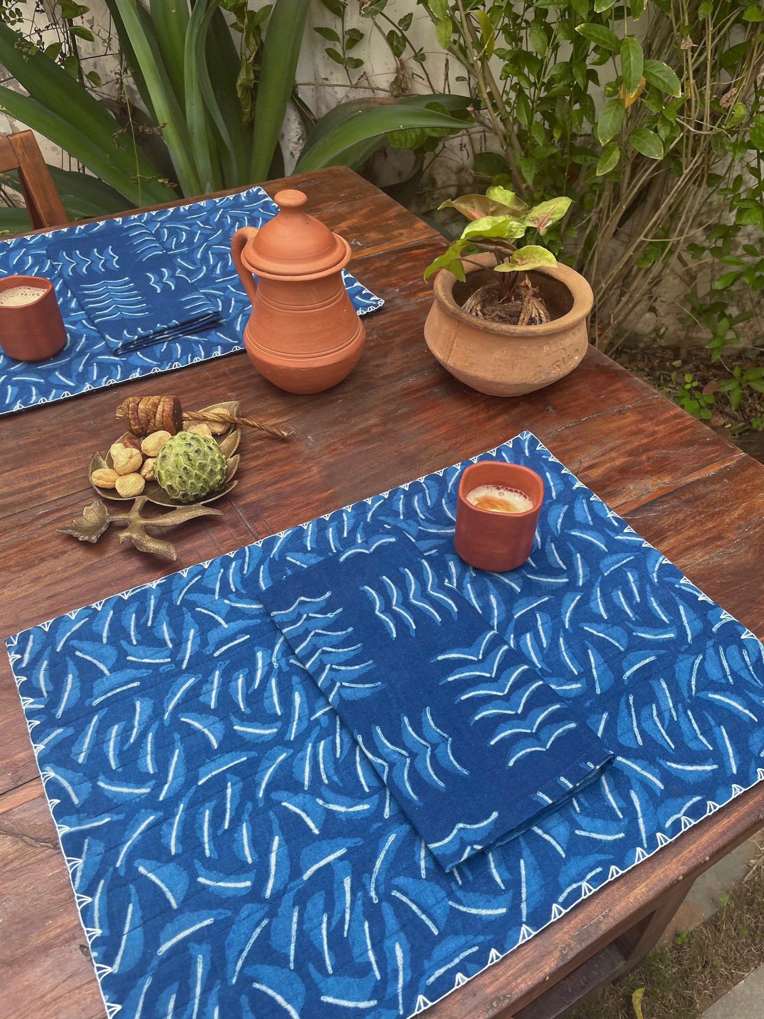 Neem Stem | Indigo | Napkins