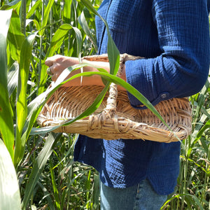 Harvest  |  Handwoven Palm Basket