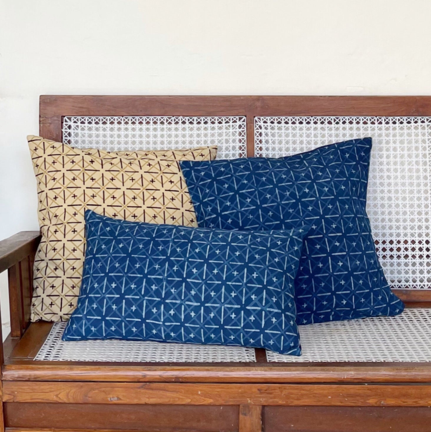 Rush  |  Indigo  |  Pillow Cover