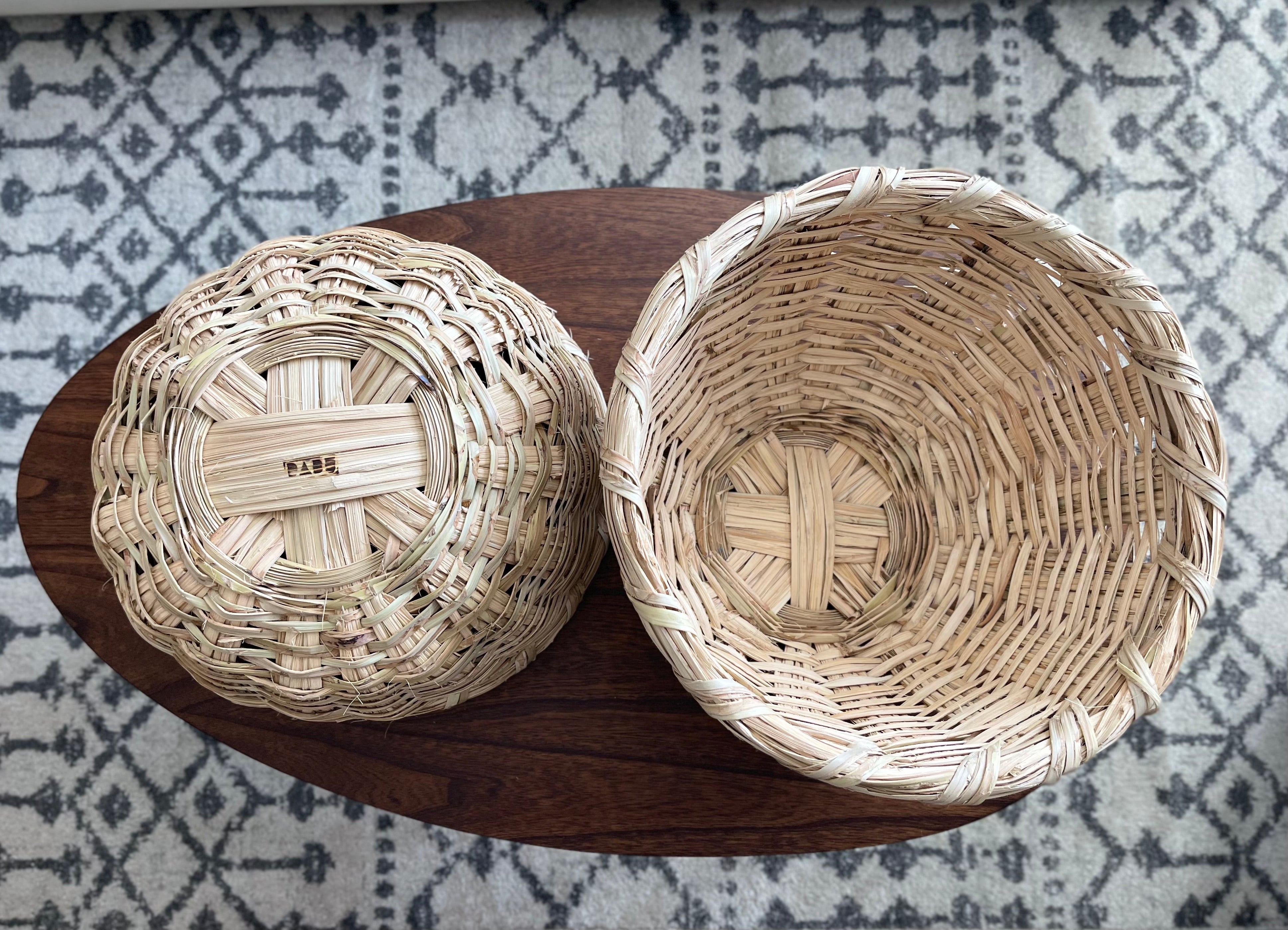 Large  |  Handwoven Palm Basket