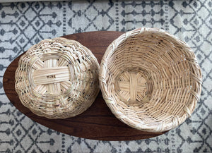 Large  |  Handwoven Palm Basket