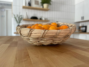 Flat  |  Handwoven Palm Basket