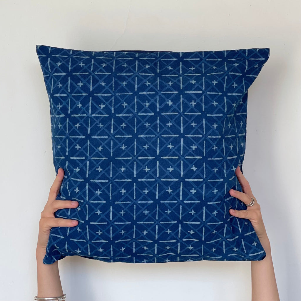 Rush  |  Indigo  |  Pillow Cover