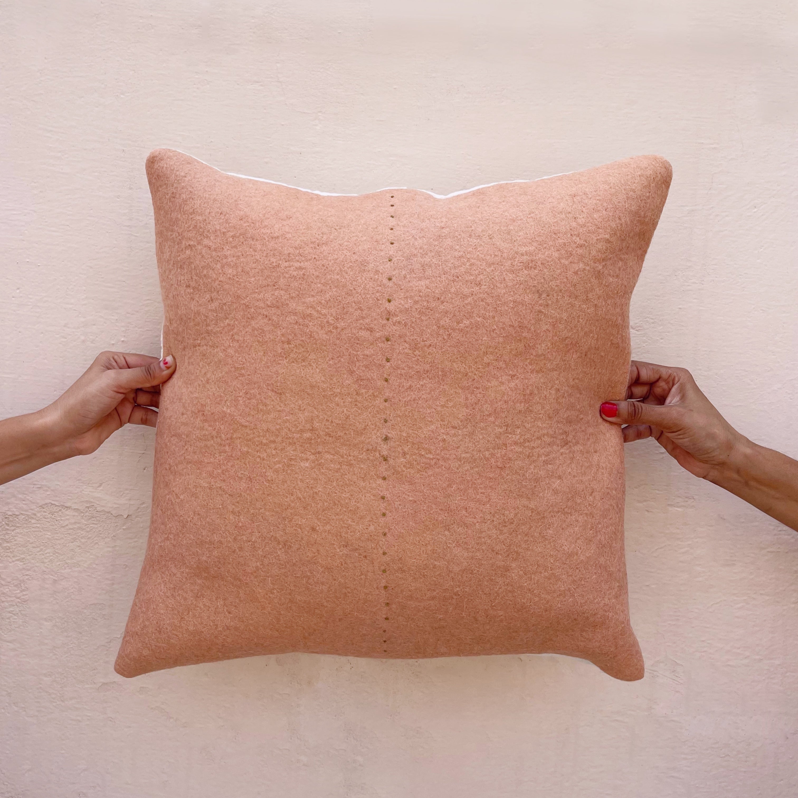 Rhubarb  |  French Knot Pillow Cover