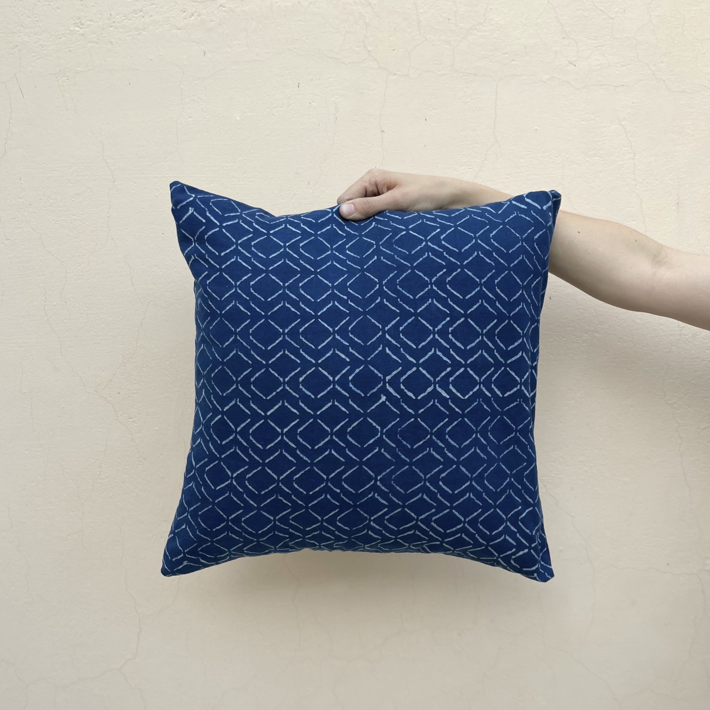 Connect | Indigo | Pillow Cover